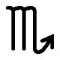 [Scorpius symbol.]